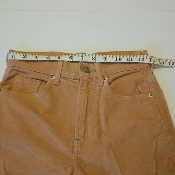 Everlane Tan Corduroy Baby Cord Cheeky Crop Straight Leg A12 - Picture 3 of 6